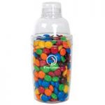 M&M's in Acrylic Cocktail Shakers