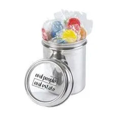 Lollipops in 12cm Stainless Steel Canisters